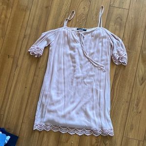 Women’s pink dress cure size small